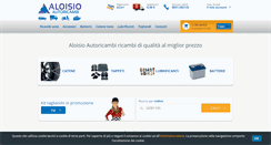 Desktop Screenshot of aloisioricambi.it